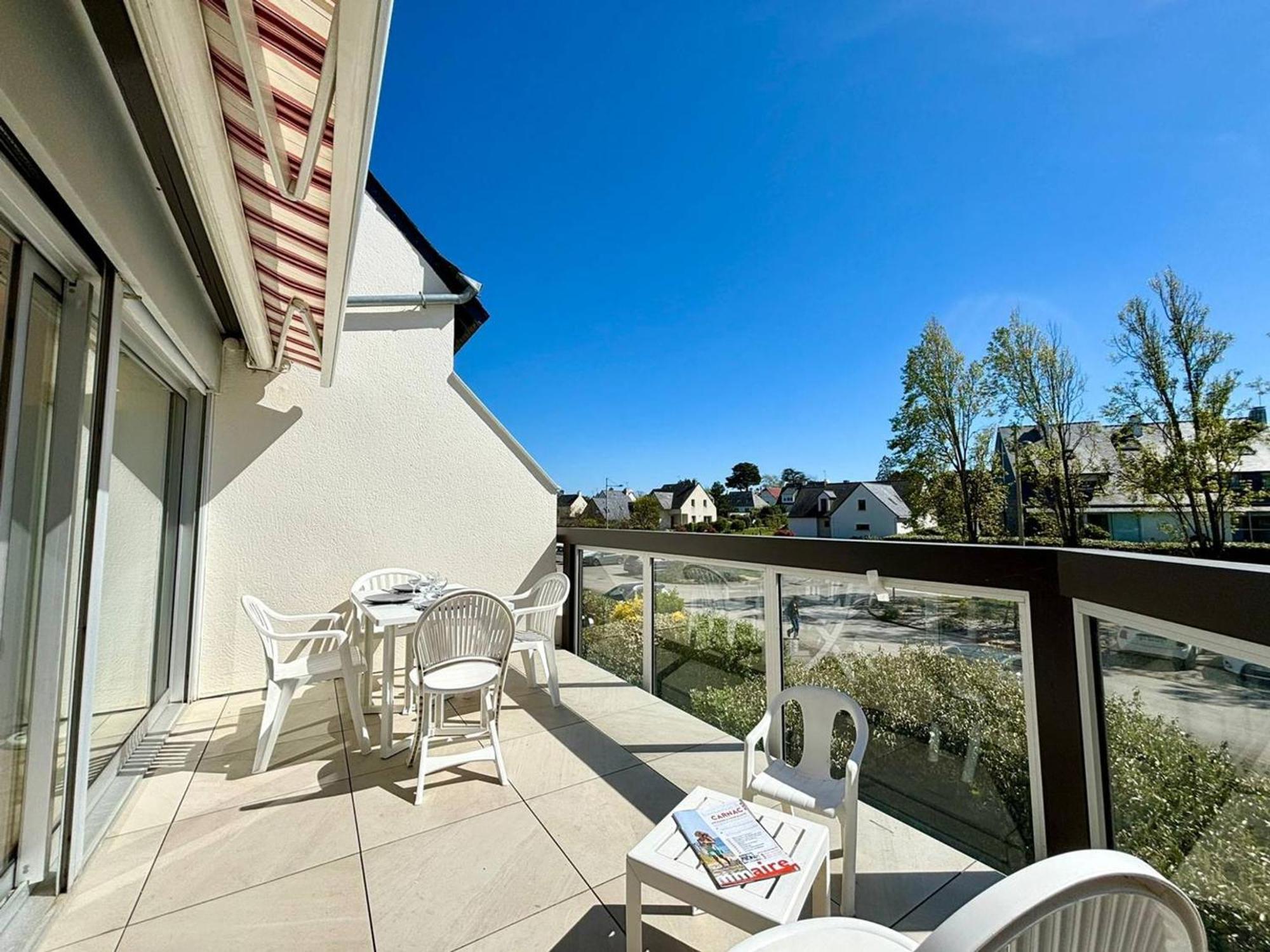 Appartement 3 Pieces A Carnac, Balcon Sud, Proche Plage - 4 Pers - Fr-1-377-14 Kültér fotó